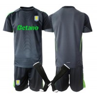 Stroje piłkarskie Aston Villa Bramkarskie Koszulka Podstawowej dla dzieci 2025-26 Krótki Rękaw (+ szorty)